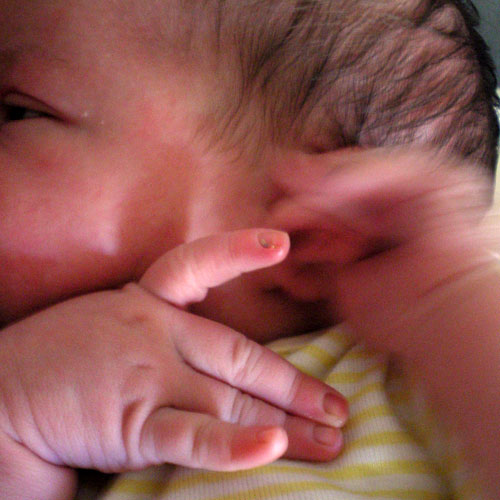 Hands in motion